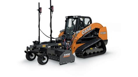 skid steer laser leveling attachments|heavy equipment laser grading systems.